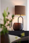 Light & Living Tafellamp Jamiri - Zwart - 20x13x55cm - Woonkamer - Slaapkamer