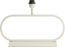 Light & Living Tafellamp Jamiro - 29cm - Crème - excl. kap