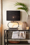 Light & Living Tafellamp Jamiro - Zwart - 37x13x29cm - Woonkamer - Slaapkamer