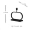 Light & Living Tafellamp Jamiro - Zwart - 37x13x29cm - Woonkamer - Slaapkamer