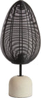 Light & Living Tafellamp Joley - Zwart/Wit - Ø26cm - Modern - Kerst cadeau - Kerst cadeautjes - Cadeau vrouw - Cadeau man - Cadeau voor haar - Cadeau voor hem - Kerstcadeau - Kerst kado - Kado man - Kado vrouw