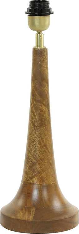 Light & Living Tafellamp Jovany - Mangohout - 44cm - Bruin - excl. kap