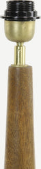 Light & Living Tafellamp Jovany - Mangohout - 58cm - Bruin - excl. kap