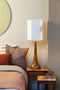 Light & Living Tafellamp Jovany - Mangohout - 58cm - Bruin - excl. kap
