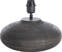 Light & Living Tafellamp Khomai - Mangohout - 23cm - excl. kap