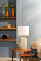 Light & Living Tafellamp Kyara - Keramiek - 52cm - Crème - excl. kap