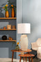 Light & Living Tafellamp Kyara - Keramiek - 59cm - Crème - excl. kap