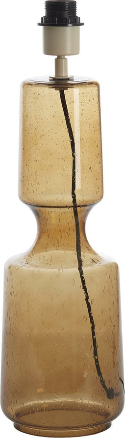 Light & Living Tafellamp Labin - Glas - 51cm - Bruin - excl. kap