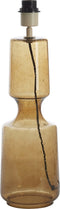 Light & Living Tafellamp Labin - Glas - 51cm - Bruin - excl. kap