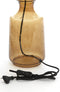 Light & Living Tafellamp Labin - Glas - 51cm - Bruin - excl. kap