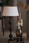 Light & Living Tafellamp Lesane - Zwart - Ø17cm - Woonkamer - Slaapkamer