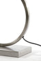 Light & Living Tafellamp Liva - 37cm hoog - Nikkel - excl. kap
