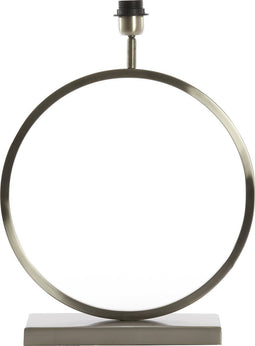 Light & Living Tafellamp Liva - 47cm hoog - Nikkel - excl. kap