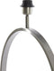 Light & Living Tafellamp Liva - 47cm hoog - Nikkel - excl. kap