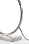 Light & Living Tafellamp Liva - 47cm hoog - Nikkel - excl. kap