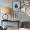Light & Living Tafellamp Liva - Zwart - 30x12,5x42cm - Woonkamer - Slaapkamer
