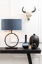 Light & Living Tafellamp Liva - Zwart - 30x12,5x42cm - Woonkamer - Slaapkamer
