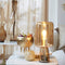 Light & Living Tafellamp Lotta - Amber - Ø16cm - Modern - Kerst cadeau - Kerst cadeautjes - Cadeau vrouw - Cadeau man - Cadeau voor haar - Cadeau voor hem - Kerstcadeau - Kerst kado - Kado man - Kado vrouw