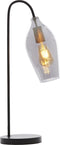 Light & Living Tafellamp Lukaro - 52cm hoog - Smoke/Antiek Brons