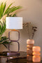 Light & Living Tafellamp Lutika - 46cm - Antiek Koper - excl. kap