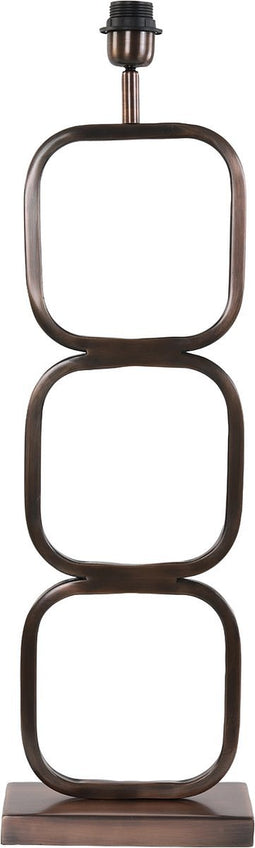 Light & Living Tafellamp Lutika - 69cm - Antiek Koper - excl. kap