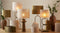 Light & Living Tafellamp Lutika - Goud - 23x11,5x46cm - Woonkamer - Slaapkamer