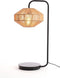 Light & Living Tafellamp Lyra - Jute/Zwart - Ø26cm - Botanisch - Kerst cadeau - Kerst cadeautjes - Cadeau vrouw - Cadeau man - Cadeau voor haar - Cadeau voor hem - Kerstcadeau - Kerst kado - Kado man - Kado vrouw