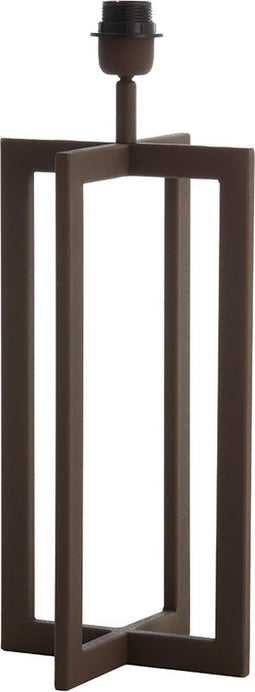 Light & Living Tafellamp Mace - 46cm - Bruin - excl. kap