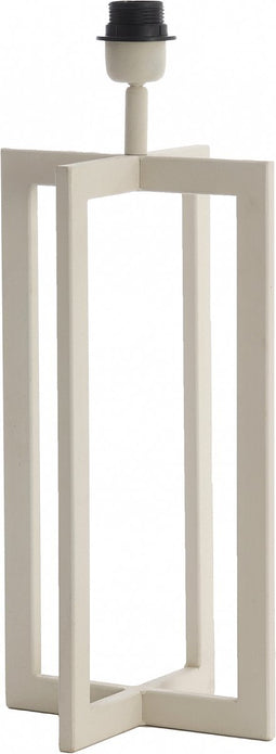 Light & Living Tafellamp Mace - 46cm - Crème - excl. kap