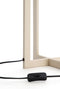 Light & Living Tafellamp Mace - 46cm - Crème - excl. kap