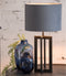 Light & Living Tafellamp Mace - Zwart - 15x35cm - Woonkamer - Slaapkamer
