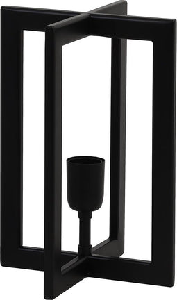 Light & Living Tafellamp Mace - Zwart - 21x21x30cm - Modern - Kerst cadeau - Kerst cadeautjes - Cadeau vrouw - Cadeau man - Cadeau voor haar - Cadeau voor hem - Kerstcadeau - Kerst kado - Kado man - Kado vrouw