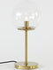 Light & Living Tafellamp Magdala - Glas/Goud - Ø20cm - Modern