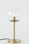 Light & Living Tafellamp Magdala - Glas/Goud - Ø20cm - Modern