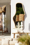 Light & Living Tafellamp Marree - Papier Maché - 72cm - Crème - excl. kap