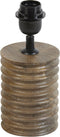 Light & Living Tafellamp Mauro - Mangohout - 25cm - Mat Bruin - excl. kap