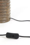 Light & Living Tafellamp Mauro - Mangohout - 25cm - Mat Bruin - excl. kap