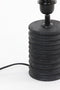 Light & Living Tafellamp Mauro - Mangohout - 25cm - Mat Zwart - excl. kap