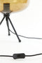 Light & Living Tafellamp Mayson - Bruin/Zwart - Ø30cm - Modern - Kerst cadeau - Kerst cadeautjes - Cadeau vrouw - Cadeau man - Cadeau voor haar - Cadeau voor hem - Kerstcadeau - Kerst kado - Kado man - Kado vrouw