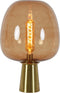 Light & Living Tafellamp Maysony - Bruin - Ø40cm - Modern - Kerst cadeau - Kerst cadeautjes - Cadeau vrouw - Cadeau man - Cadeau voor haar - Cadeau voor hem - Kerstcadeau - Kerst kado - Kado man - Kado vrouw