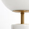 Light & Living Tafellamp Medina - Wit - Ø20cm - Modern - Kerst cadeau - Kerst cadeautjes - Cadeau vrouw - Cadeau man - Cadeau voor haar - Cadeau voor hem - Kerstcadeau - Kerst kado - Kado man - Kado vrouw