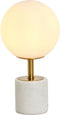 Light & Living Tafellamp Medina - Wit - Ø20cm - Modern - Kerst cadeau - Kerst cadeautjes - Cadeau vrouw - Cadeau man - Cadeau voor haar - Cadeau voor hem - Kerstcadeau - Kerst kado - Kado man - Kado vrouw