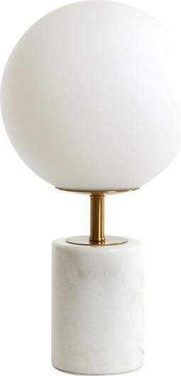Light & Living Tafellamp Medina - Wit - Ø25cm - Modern - Kerst cadeau - Kerst cadeautjes - Cadeau vrouw - Cadeau man - Cadeau voor haar - Cadeau voor hem - Kerstcadeau - Kerst kado - Kado man - Kado vrouw
