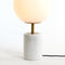 Light & Living Tafellamp Medina - Wit - Ø25cm - Modern - Kerst cadeau - Kerst cadeautjes - Cadeau vrouw - Cadeau man - Cadeau voor haar - Cadeau voor hem - Kerstcadeau - Kerst kado - Kado man - Kado vrouw
