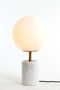 Light & Living Tafellamp Medina - Wit - Ø25cm - Modern - Kerst cadeau - Kerst cadeautjes - Cadeau vrouw - Cadeau man - Cadeau voor haar - Cadeau voor hem - Kerstcadeau - Kerst kado - Kado man - Kado vrouw