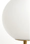 Light & Living Tafellamp Medina - Wit - Ø25cm - Modern - Kerst cadeau - Kerst cadeautjes - Cadeau vrouw - Cadeau man - Cadeau voor haar - Cadeau voor hem - Kerstcadeau - Kerst kado - Kado man - Kado vrouw