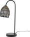 Light & Living Tafellamp Meya - Zwart - 23x18x60cm - Modern - Kerst cadeau - Kerst cadeautjes - Cadeau vrouw - Cadeau man - Cadeau voor haar - Cadeau voor hem - Kerstcadeau - Kerst kado - Kado man - Kado vrouw