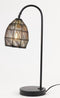 Light & Living Tafellamp Meya - Zwart - 23x18x60cm - Modern - Kerst cadeau - Kerst cadeautjes - Cadeau vrouw - Cadeau man - Cadeau voor haar - Cadeau voor hem - Kerstcadeau - Kerst kado - Kado man - Kado vrouw