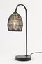 Light & Living Tafellamp Meya - Zwart - 23x18x60cm - Modern - Kerst cadeau - Kerst cadeautjes - Cadeau vrouw - Cadeau man - Cadeau voor haar - Cadeau voor hem - Kerstcadeau - Kerst kado - Kado man - Kado vrouw