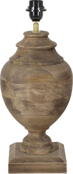 Light & Living Tafellamp Milazzo - Bruin - 20x20x45cm - Woonkamer - Slaapkamer